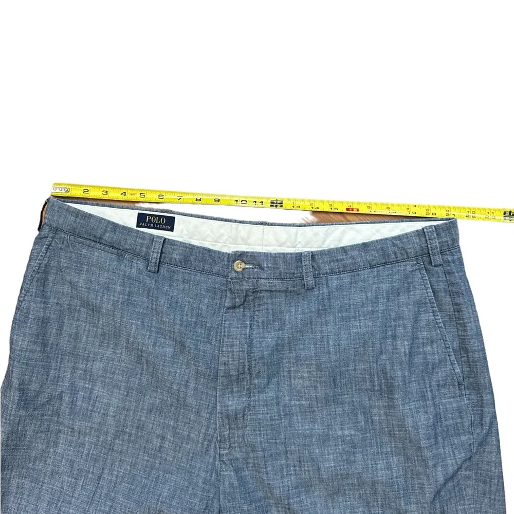 Polo Ralph Lauren Men’s‎ Chino Shorts Size 44B Blue/Gray Casual Cotton Shorts